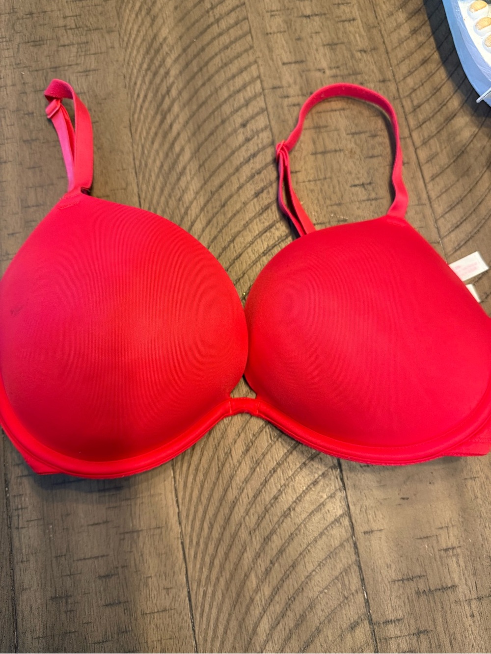 Red T-Shirt Bra - Smooth Padded Support
